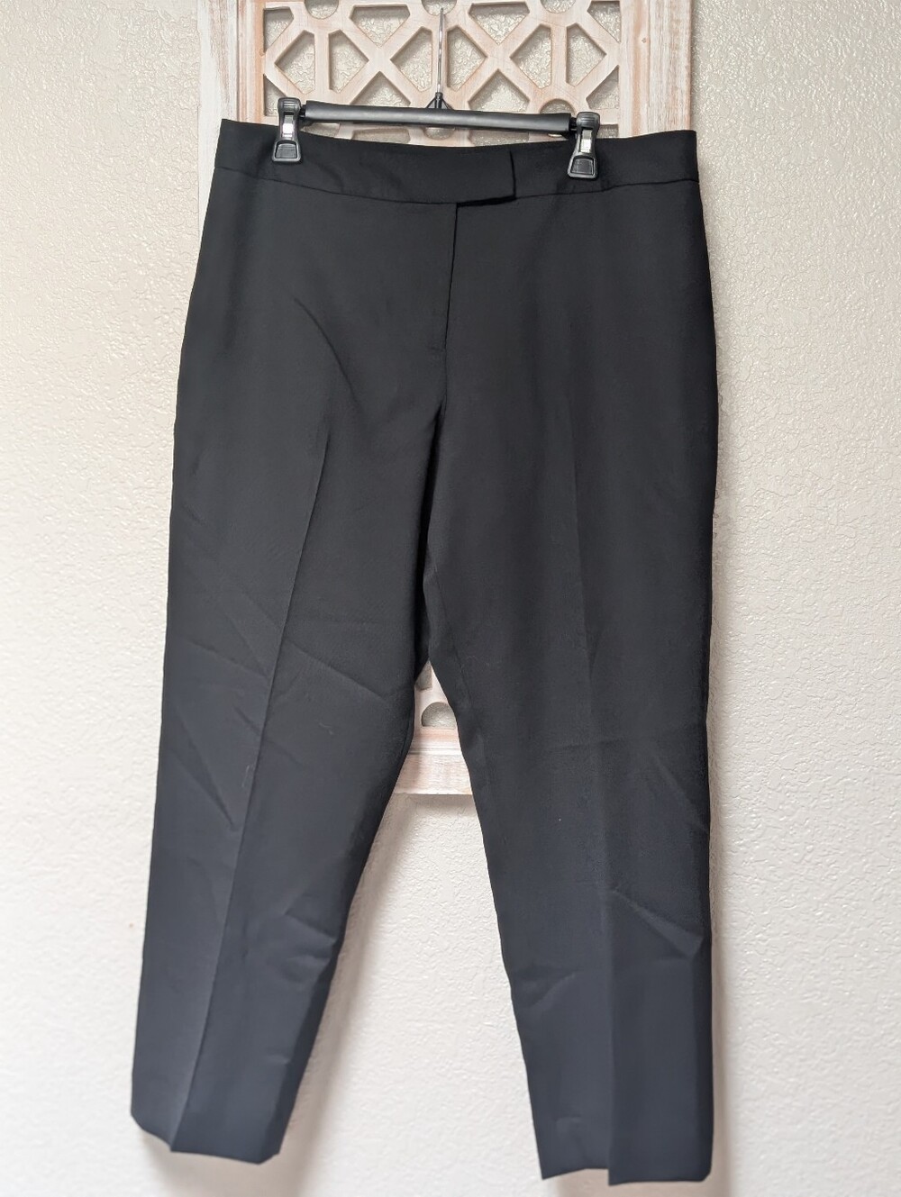 Vtg Pendleton Trousers Pants Womens Plus Size 18 100% Virgin Wool Black Lined
